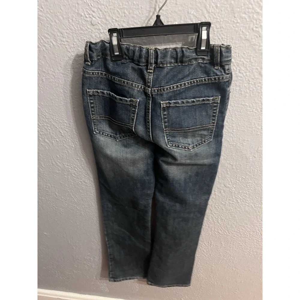 Childrens Place‎ Boys Size 10 Bootcut Denim Blue Jeans Adjustable Waist